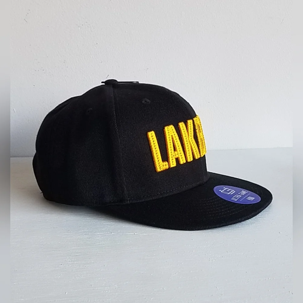 Lakers NBA Official Bricked Snapback Basketball Cap